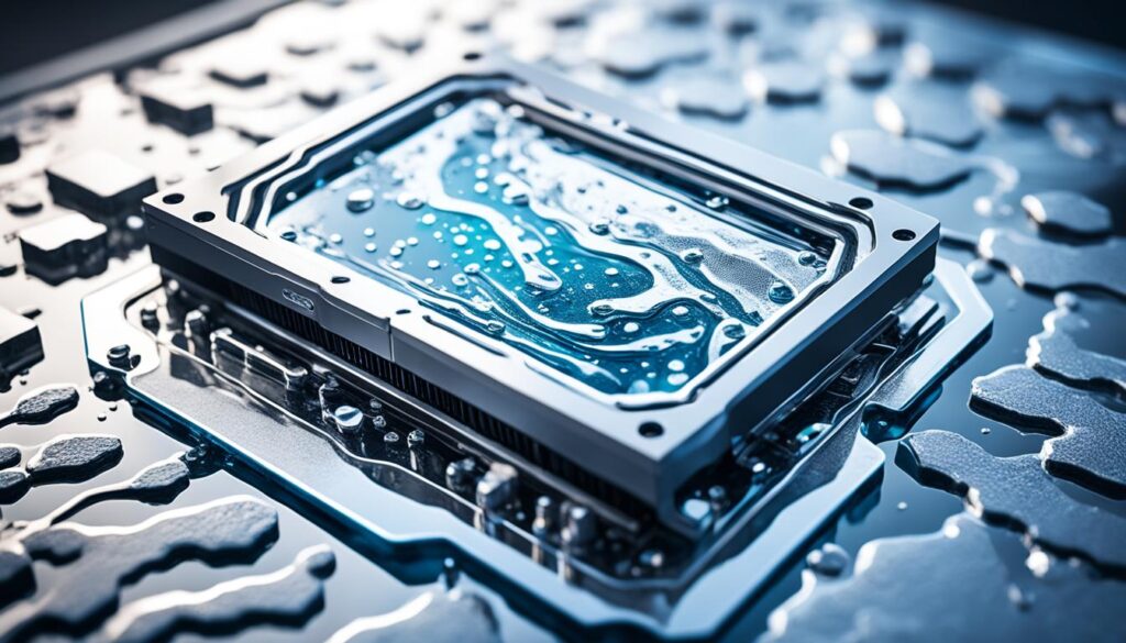 liquid-cooled GPU